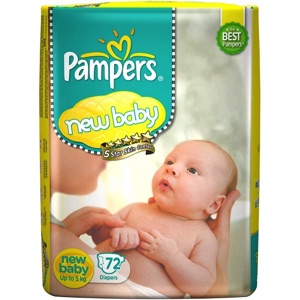 Pampers New Baby 72N