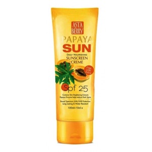 Asta Berry Papaya Sun Sunscreen Creme SPF25 100ml