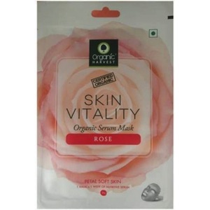 Organic Harvest skin vitality organic serum mask rose 20g