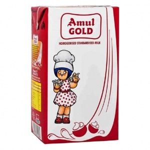 Amul Gold Homogenised Standardised Milk 1L