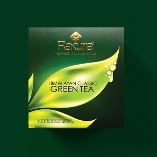 Rakura Himalayan Classic Green Tea 100 Tea Bags